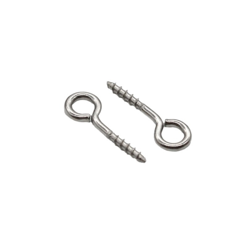 Picture of Stainless steel sheep's eye nail diy beaded jewelry accessories sheep's eye nail sheep's horn nail hole bead pendant button blind box material
