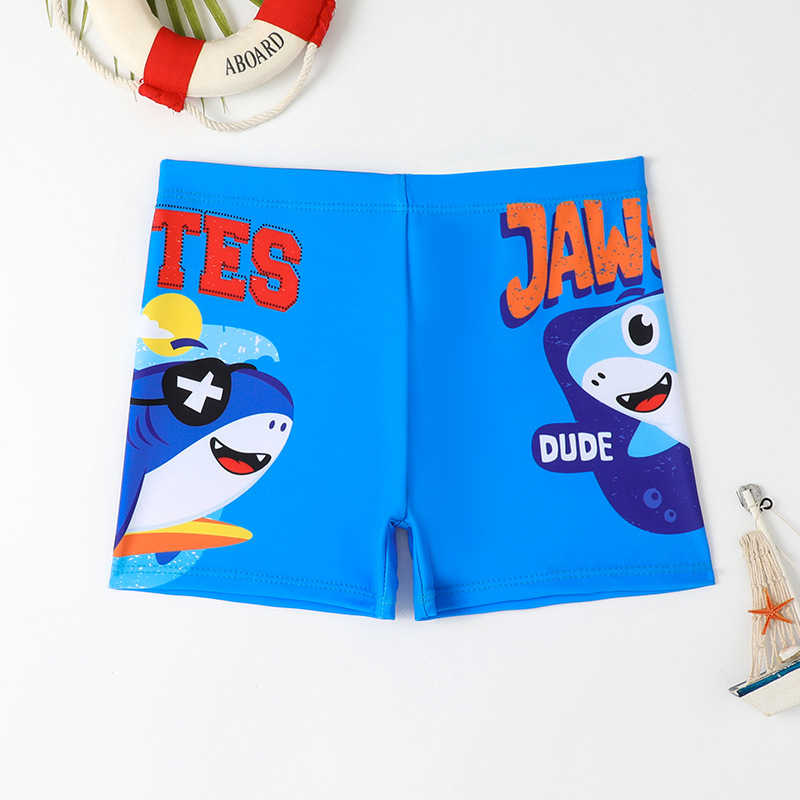 Picture of Cartoon boys swimsuit baby swimsuit good fabric boys small and medium-sized children swimming trunks a generation of children's swimming trunks