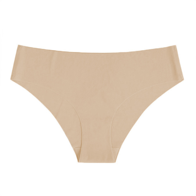 Picture of Cross-Border Seamless Ice Silk One-Piece Girls' Underwear European and American Large Size Pure Cotton Crotch Breathable Women's Briefs Wholesale