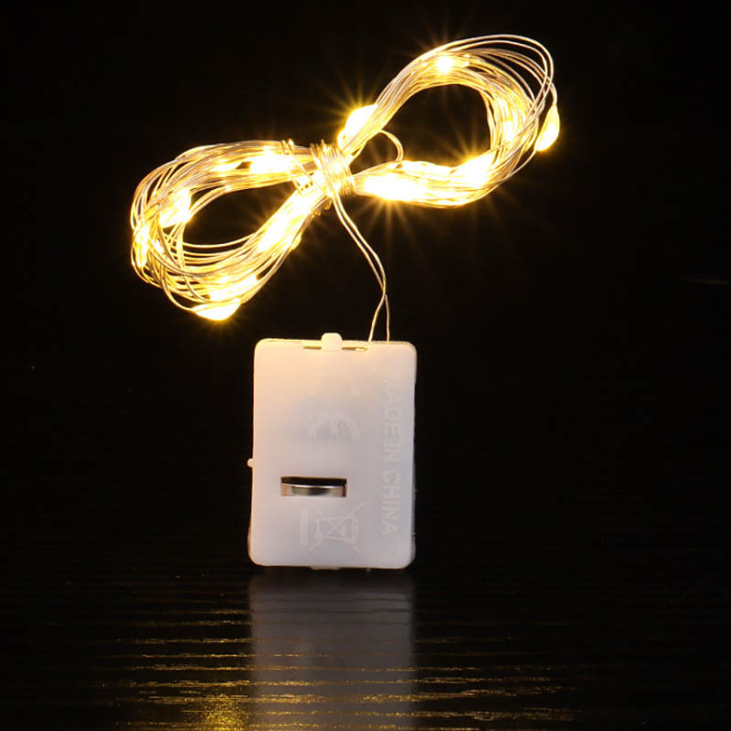 Picture of Wholesale color 1 meter light string warm color spot gift packaging carton matching 1 meter 10 lamp color light string spot