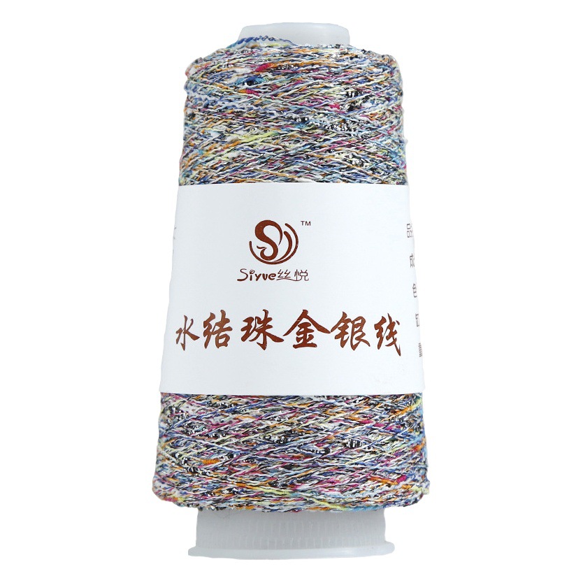 [siyue siyue] Gold and silver silk water knot bead thread wholesale knot yarn hand-woven wool cross-border hot