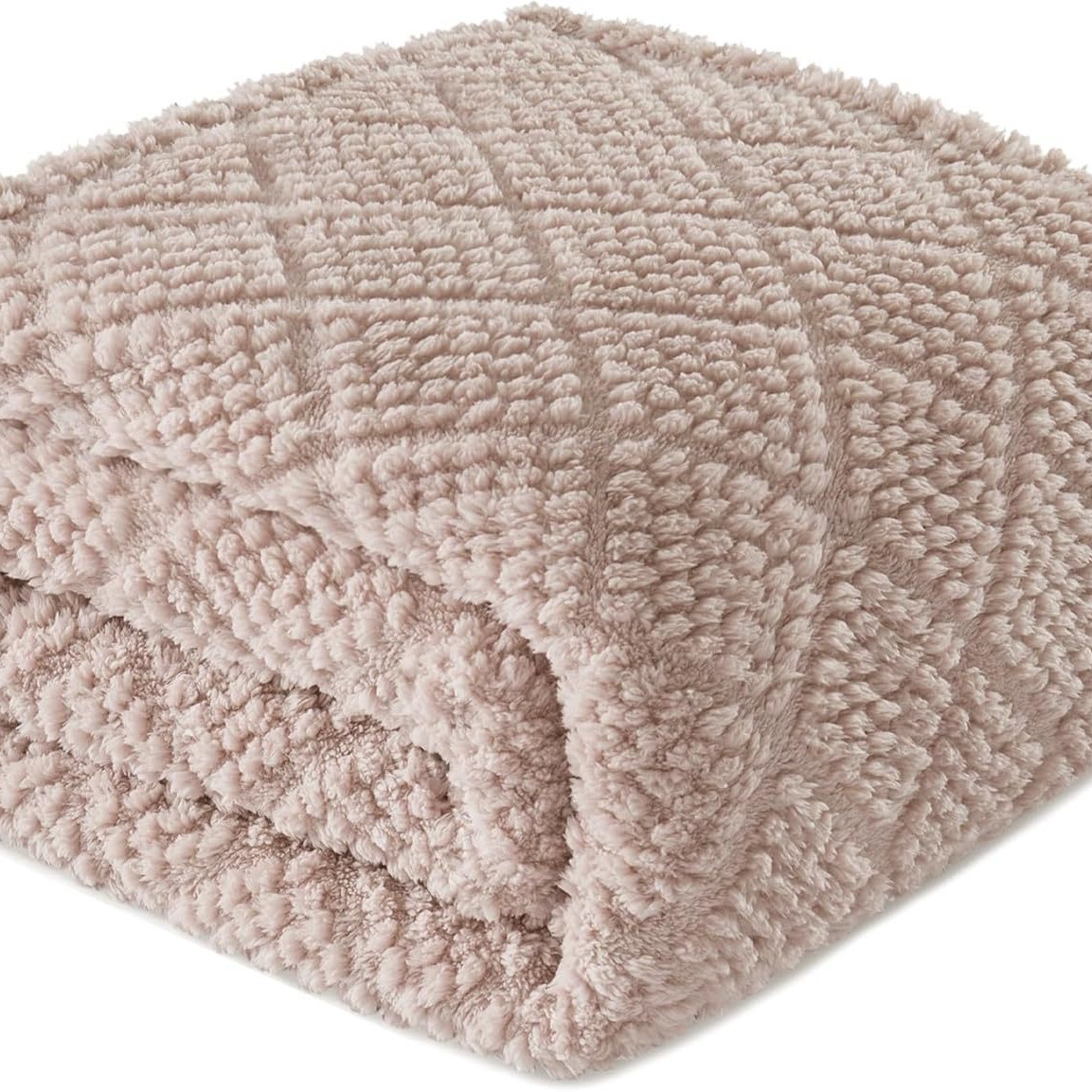 Picture of Cross-Border Mesh Corn Grain Flannel Blanket, Thickened and Fleece-Lined, Suitable for Office Nap, Skin-Friendly, Ultra-Soft Blanket