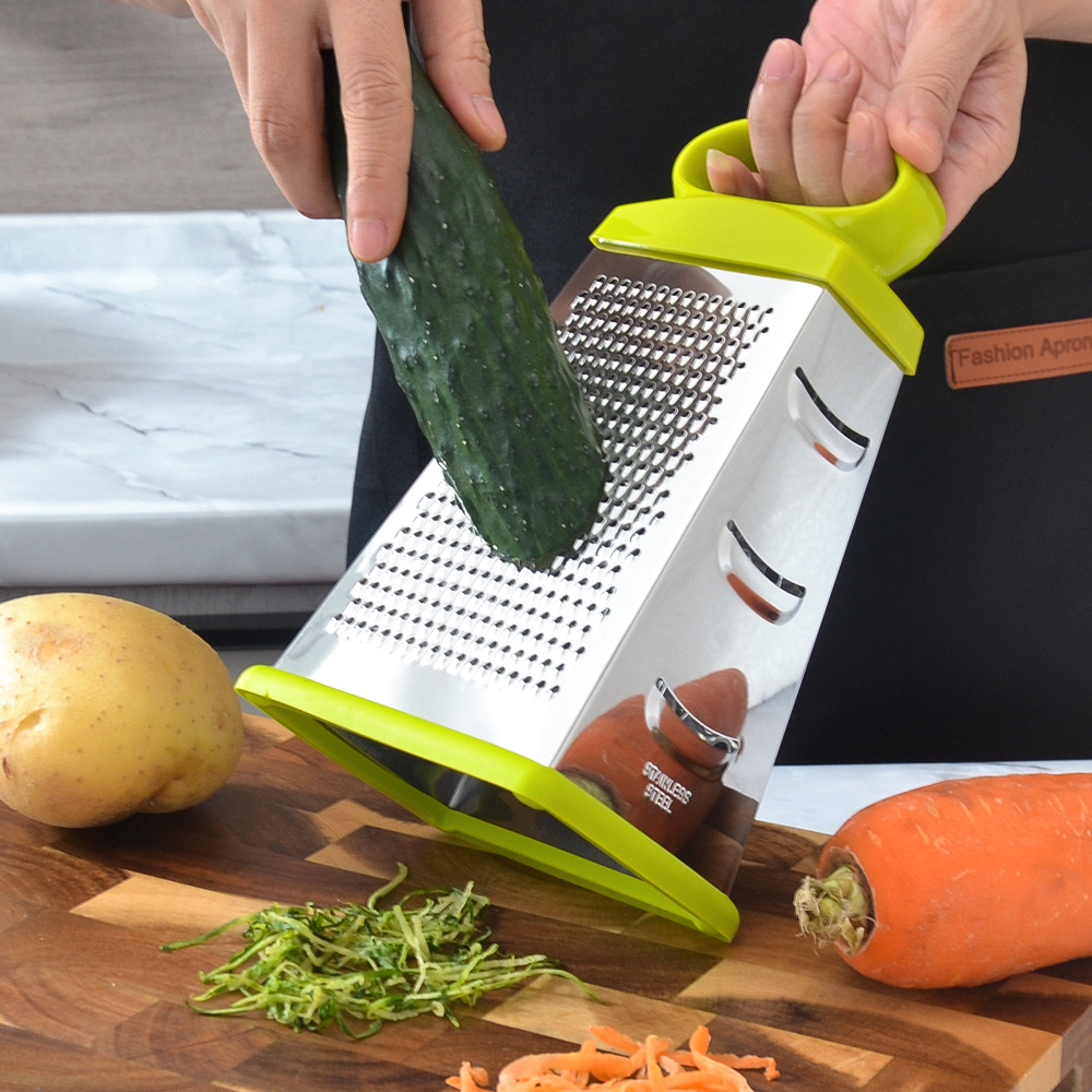 Picture of Cross-border stainless steel shredder kitchen vegetable carrot potato grater multi-functional four-side planing wipes