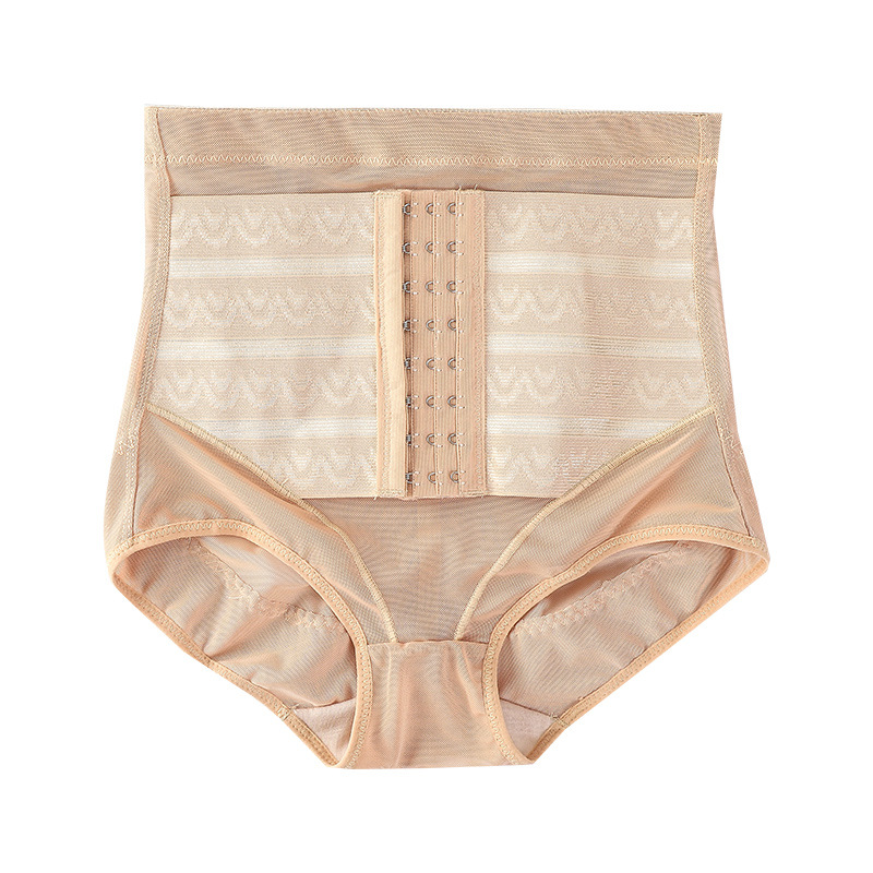 Picture of New Thin Buckle High Waist Women's Postpartum Body Shaping Pants Waist Body Stomach Lifting Hip Body Belly Tinting Underwear