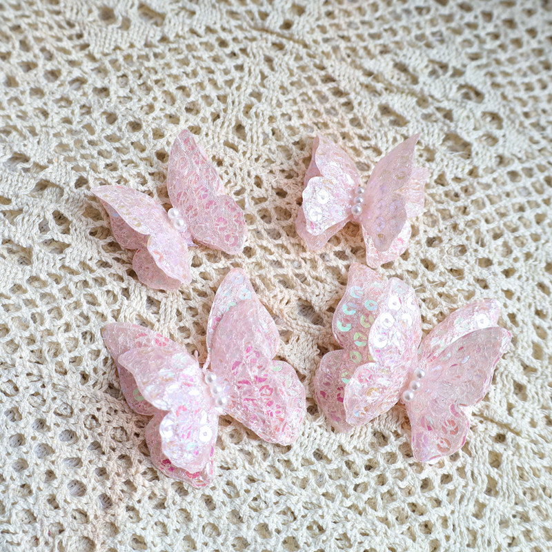 Picture of Butterfly Birthday Cake Insert Beautiful Mother's Day Cake Decoration Cake Insert Butterfly Cake Decoration