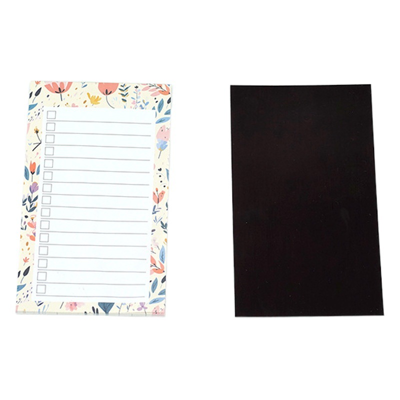 Flower series magnetic refrigerator stickers note paper note list table