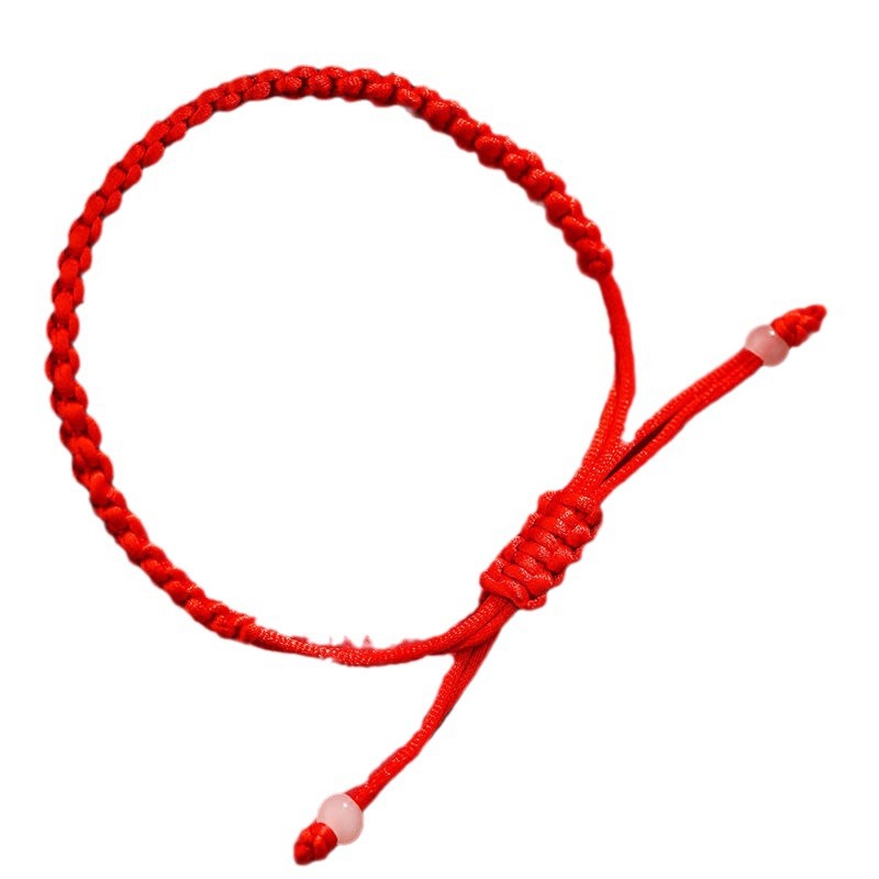 Picture of Dragon Boat Festival Red Rope Hand-woven Phoenix Tail Knot This Year of Life Simple Bracelet Ethnic Style Couple Bracelet Bracelet Wholesale