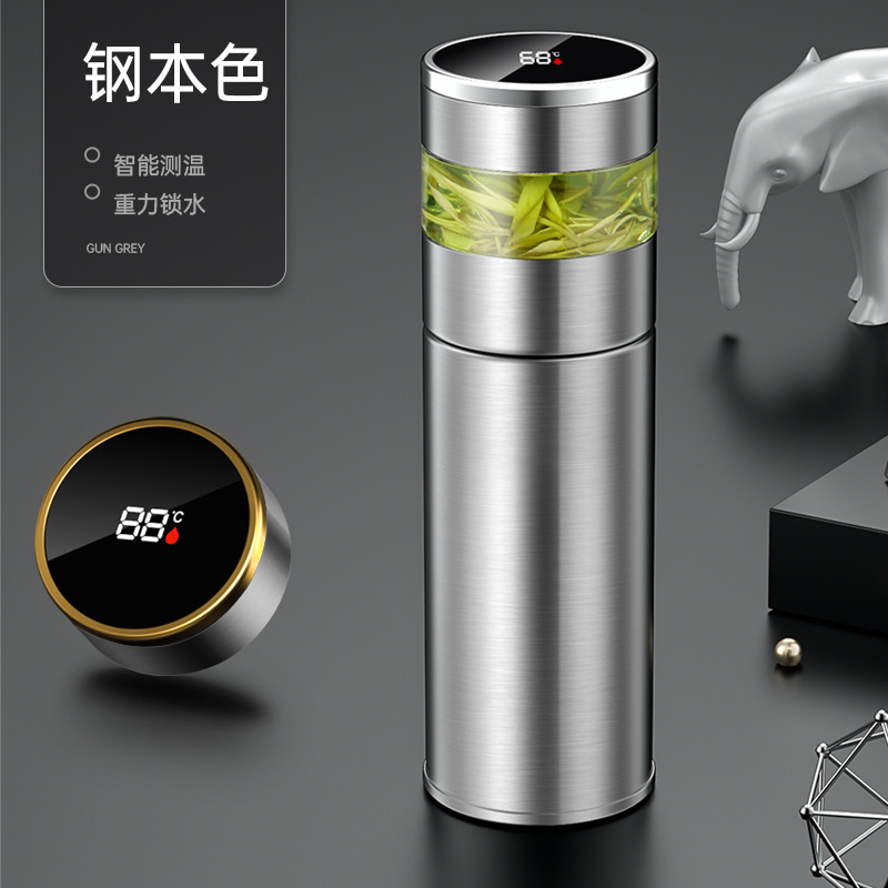 Picture of 316 Stainless Steel Tea Water Separation Thermos Cup Tea Cup Water Cup Home Business Portable Men's Cup Car Cup