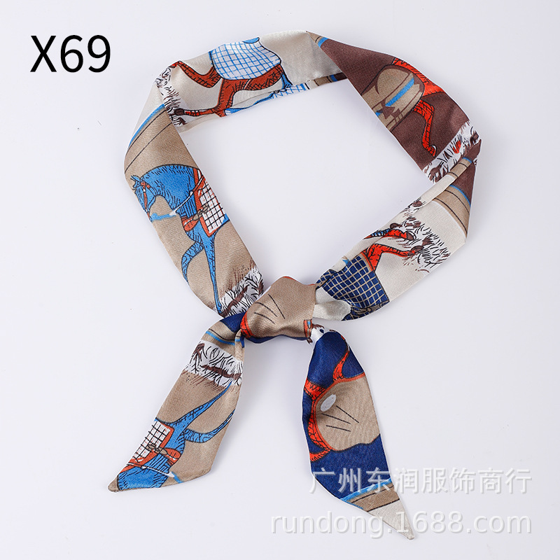 Picture of Gift Box Silk Scarf Straps, Narrow and Long Bags, Silk Scarf, Headband, Streamer Scarf with Decorative Small Silk Scarf Wholesale