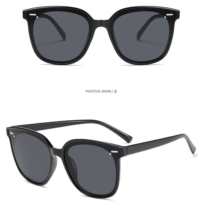Picture of New High-End Sunglasses for Women, Street Photography, Big Face, Slimming Driving Glasses, Korean Style Trendy Men's Sunshade Glasses, Direct Supply from the Manufacturer