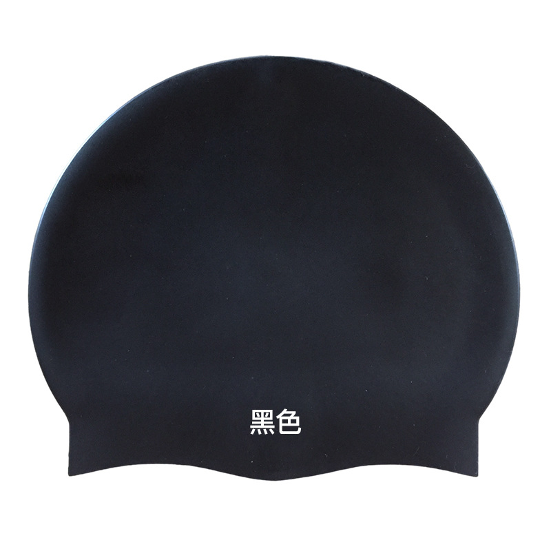 Picture of 2025 Silicone Swimming Cap Wholesale Solid Color Waterproof Diving Cap Plus No Head Swimming Cap Adult Swimming Equipment