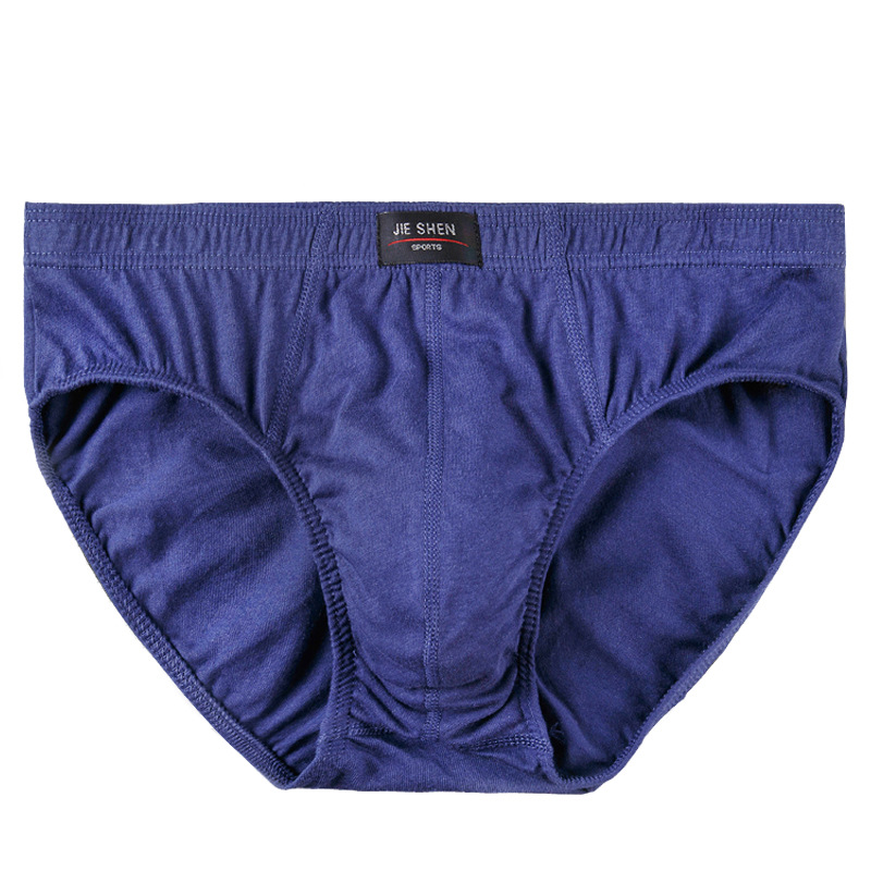 Picture of Factory wholesale middle-aged cotton underwear men's underwear breathable briefs large size fat guy waist underwear head