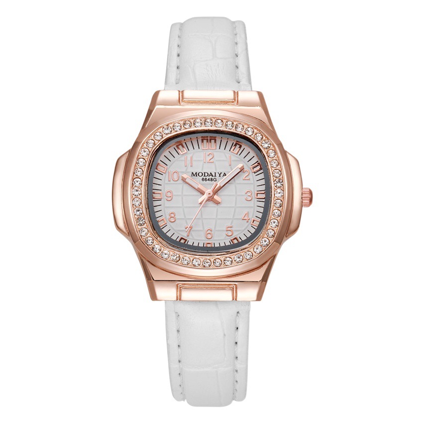 Foreign trade Women's quartz watch wholesale net Red fashion watch belt diamond watch women's watch fashion Korean student watch