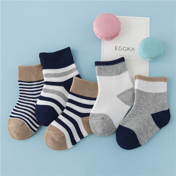 Picture of New Autumn Children's Socks Mid-tube Socks Boys 6-12 Years Old Cotton Socks Children's Socks Girls Baby Socks Spring and Autumn