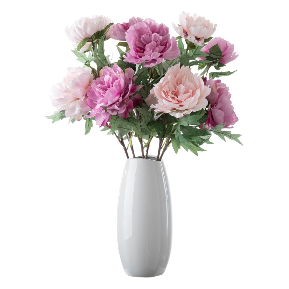 Chinese-Style Single-Stem Peony Artificial Flower Bouquet and Aisle Flower Wall Dy1-1911A Wedding Aisle Flower
