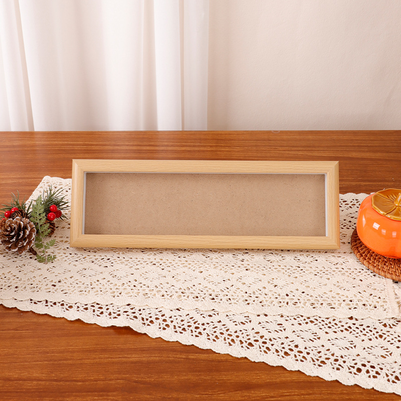 Picture of Mini Song Jin Hard Card Calligraphy Photo Frame Table Rice Paper Desktop Decorative Picture Frame diy Wenchuang Handwritten Calligraphy Ornaments