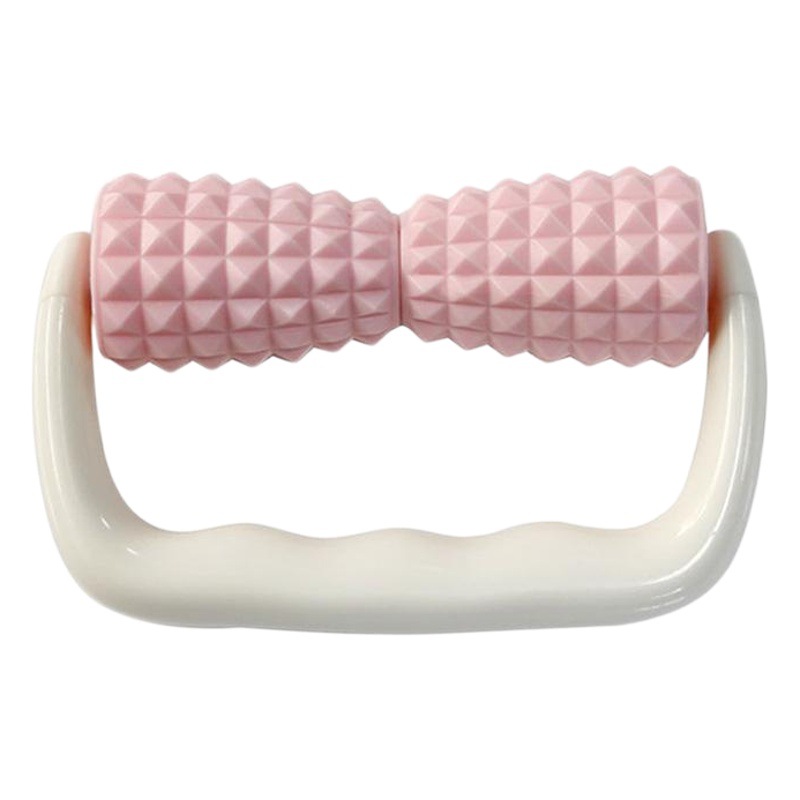 Two-wheel roller massager comfortable muscle body massager manual Roller massage stick muscle body beauty equipment