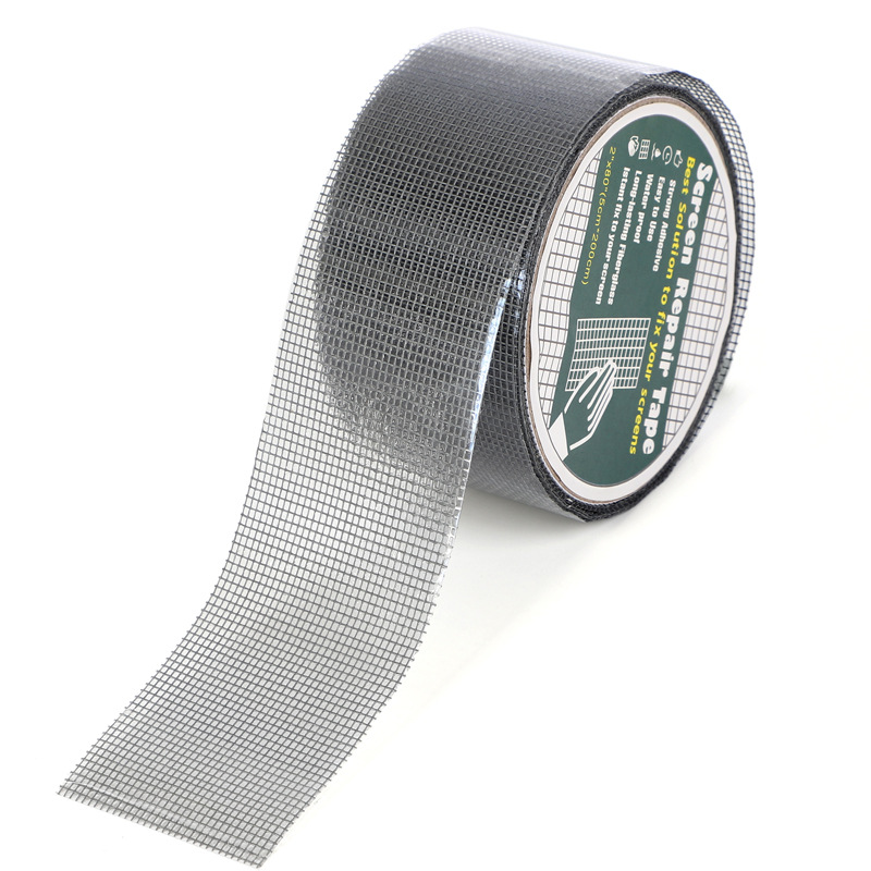 Wholesale Screen Window Repair Subsidy Oil-Coated Non-Composite Single Blister Self-Adhesive Mosquito Net Leak-Proofing Mesh Repair Tape