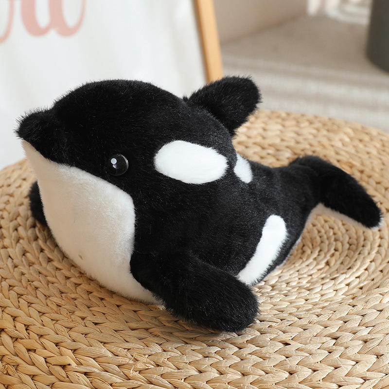 Picture of Little Beluga Sea Animal Plush Toy Dolphin Shark Killer Whale Doll Children's Gift Grasp Wedding Doll