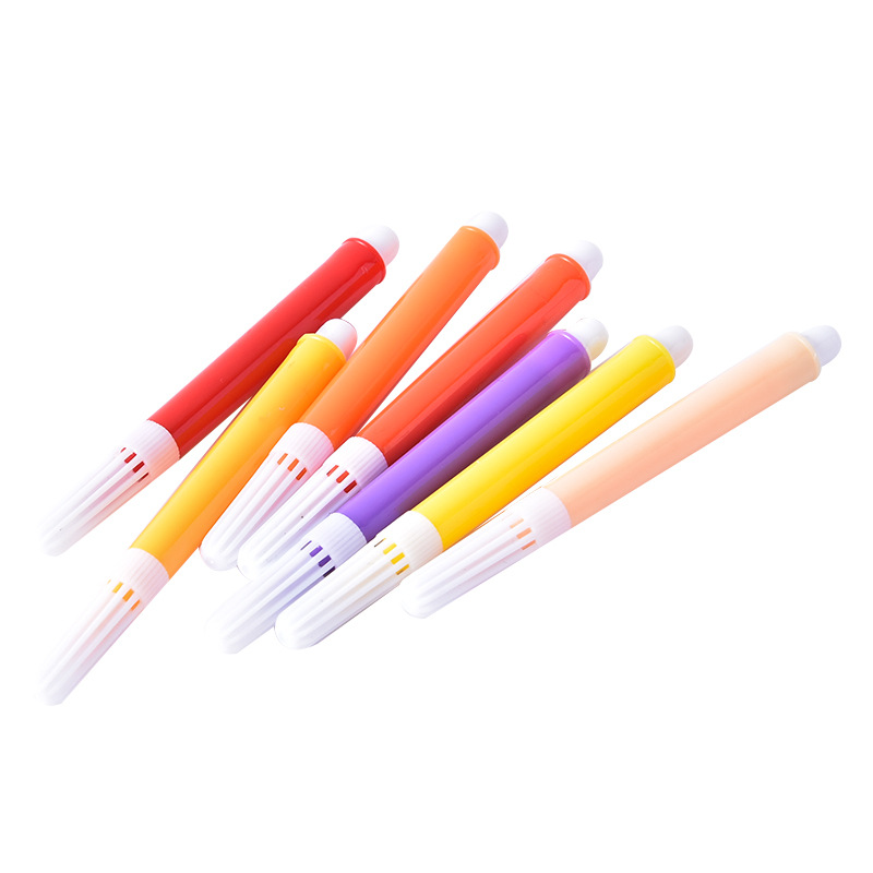 Picture of Factory children's art supplies washable color brush graffiti pen 3/4/5/6/8 color bag children's watercolor pen