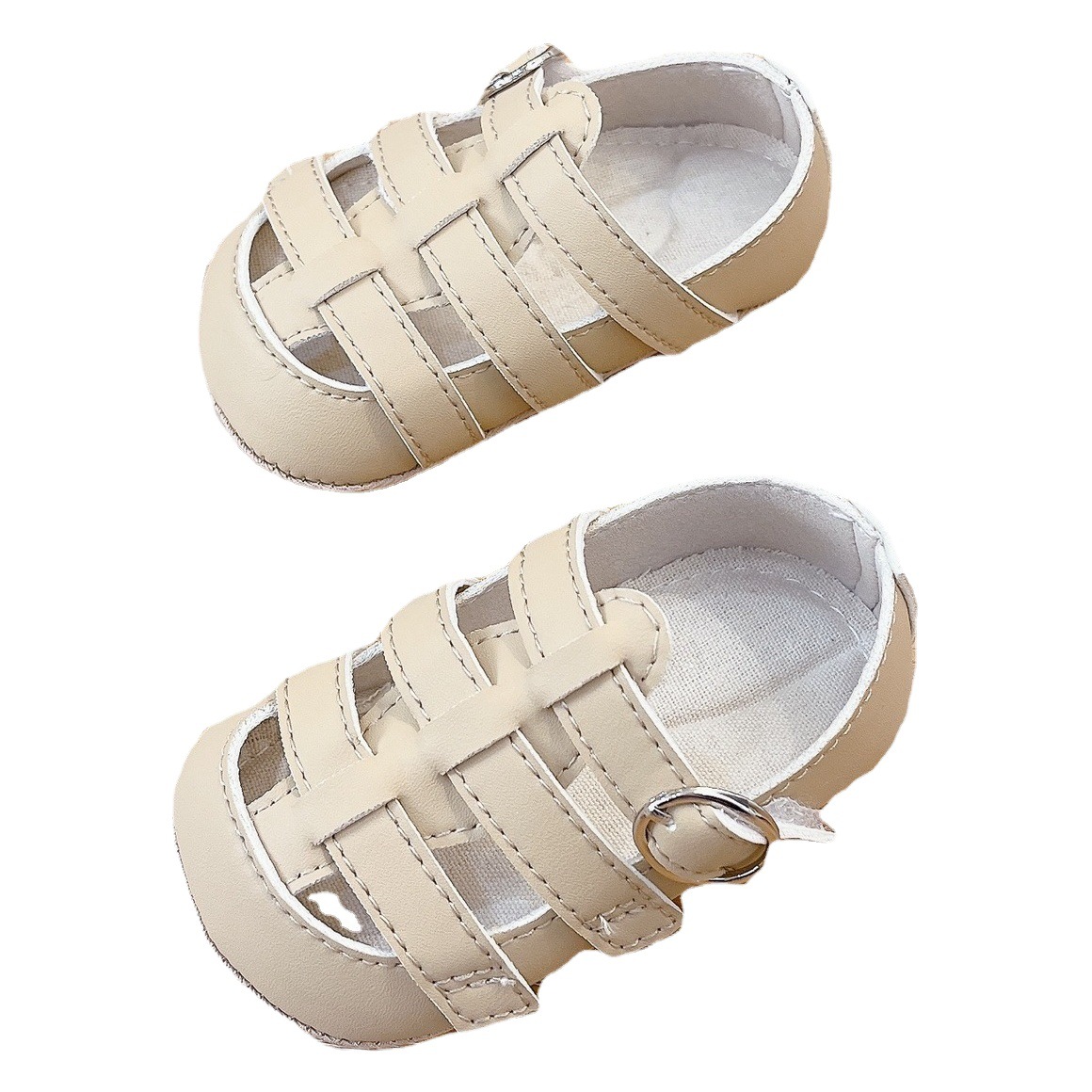 Korean Style Summer New Baby Toddler Shoes Soft-soled Sandals for Boys and Girls Head Bag Breathable Velcro