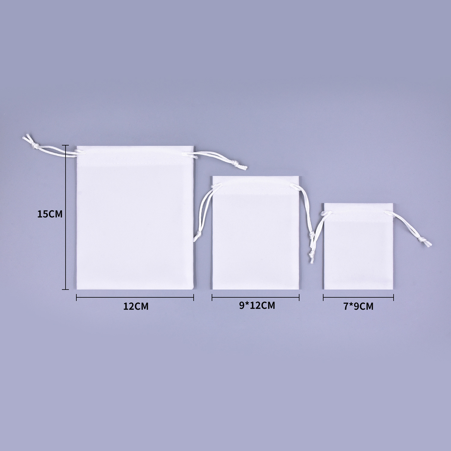 Picture of High-Quality Flocked Cloth Jewelry Bag, Jewelry Drawstring Velvet Bag, Cosmetic Storage Bag