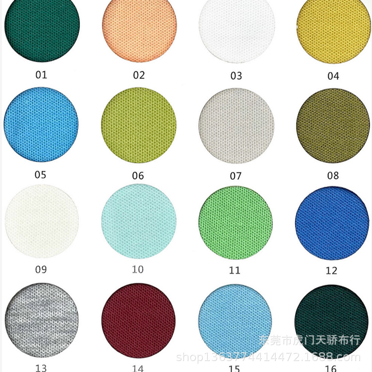 Spot supply of knitted Pearl cloth 250 karat Philippine Double-Sided Pearl cloth polyester cotton double-sided knitted casual fabric