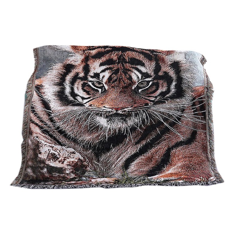 Ethnic style new ins first class sofa cover homestay decoration model room full cover double-sided use sofa cover blanket