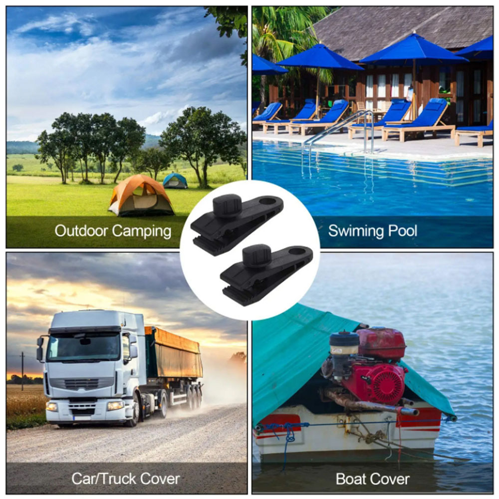 Outdoor tent canopy fixing clip fixing nylon reinforced clip elastic ball suit reinforced spiral tent clip