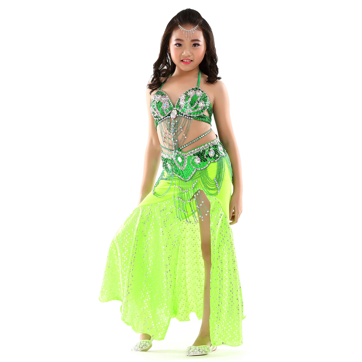 Picture of Dancer Children's Performance Costume suit Belly Dance suit New Children's Performance Dance Costume 802