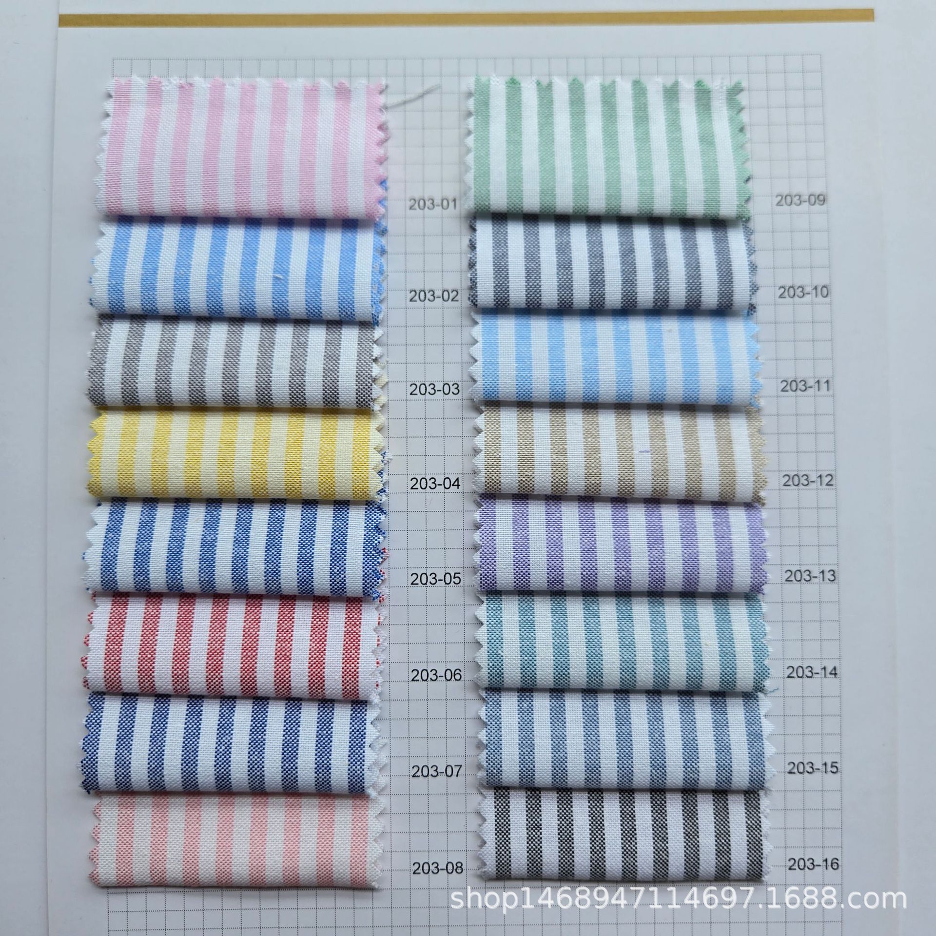 Ready Supply Cvc Oxford Striped Fabric Youth Workwear Style Shirt Fabric Cotton Polyester Clothing Fabric