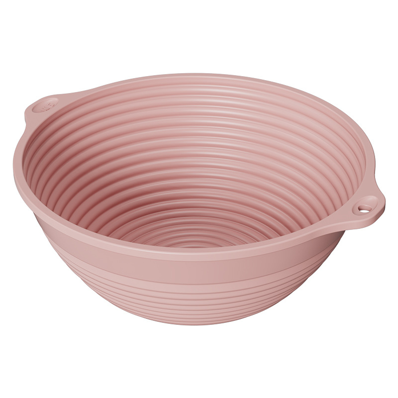 Picture of Silicone Fermentation Basket Household Oven Baking Dough Fermentation Bowl Folding High Temperature Resistant Large Capacity Bread Fermentation Basket