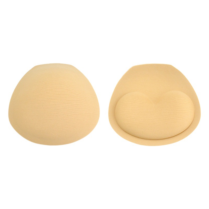 Bikini Breast Pad Inserts, Bra Sponge Breast Pads, Breathable Wedding Dress Swimsuit Suspenders, One-Piece Breast-Revealing Large Intimates Pads