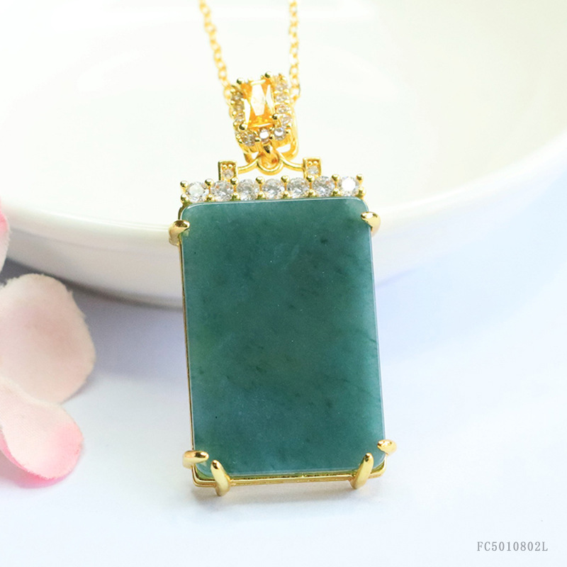 As soon as Yu natural a jade blue water nothing brand jade pendant pendant jewelry live wholesale FC5010802L