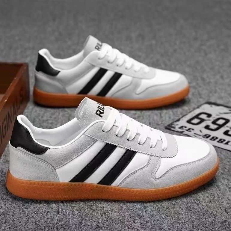 Autumn trendy moral training shoes, men's and women's casual breathable wear-resistant board shoes, new casual shoes, lightweight sports shoes, soft sole