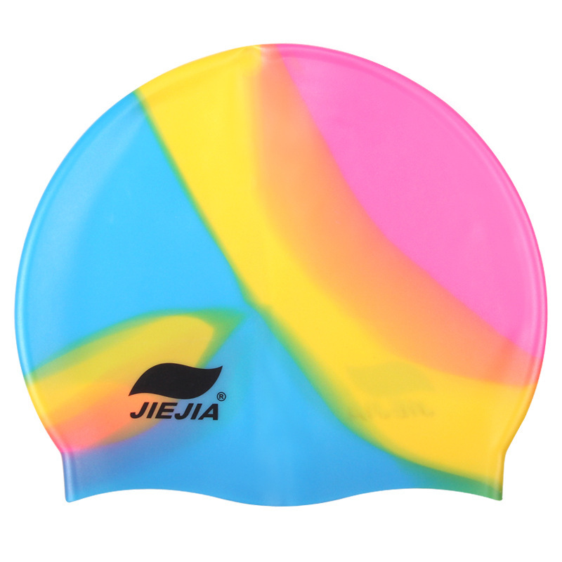 Picture of JIEJIA JIEJIA silicone cap genuine goods adult swimming cap in stock wholesale SC monochrome MC mixed color silicone swimming cap