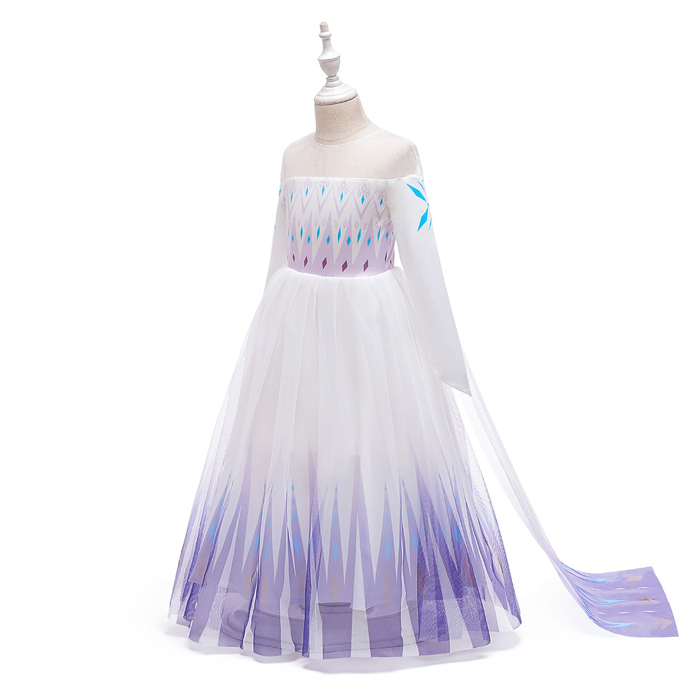 Picture of 2024 New Children's Dress Elsa Princess Dress Frozen 2 Cosplay Children's Day Performance Dress