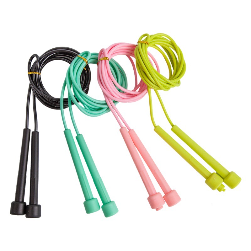 Macaron men and women fitness rope skipping children's school examination professional color non-slip pen middle school student pvc rope skipping