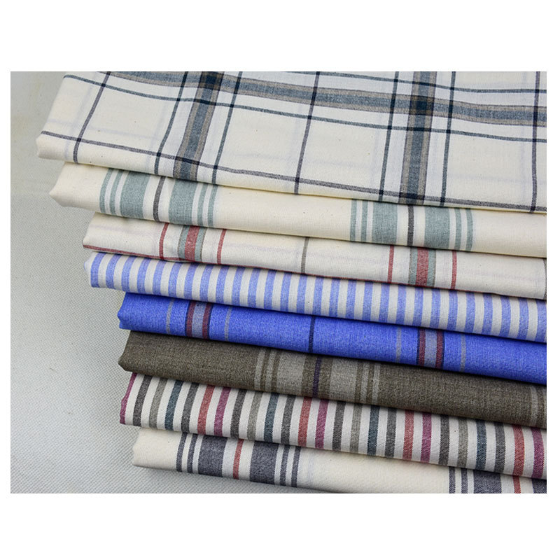 100% Cotton Yarn-Dyed Plaid Fabric 100% Cotton Bed Sheet Children's Clothing Lining Fabric