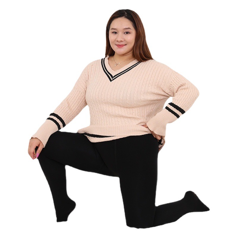 Bare Leg Socks Artifact Anti-Fouling Coke Pantyhose Women's Autumn and Winter All-In-One Pants Fleece-Lined Thickeneded Warm Pants Outer Pantyhose