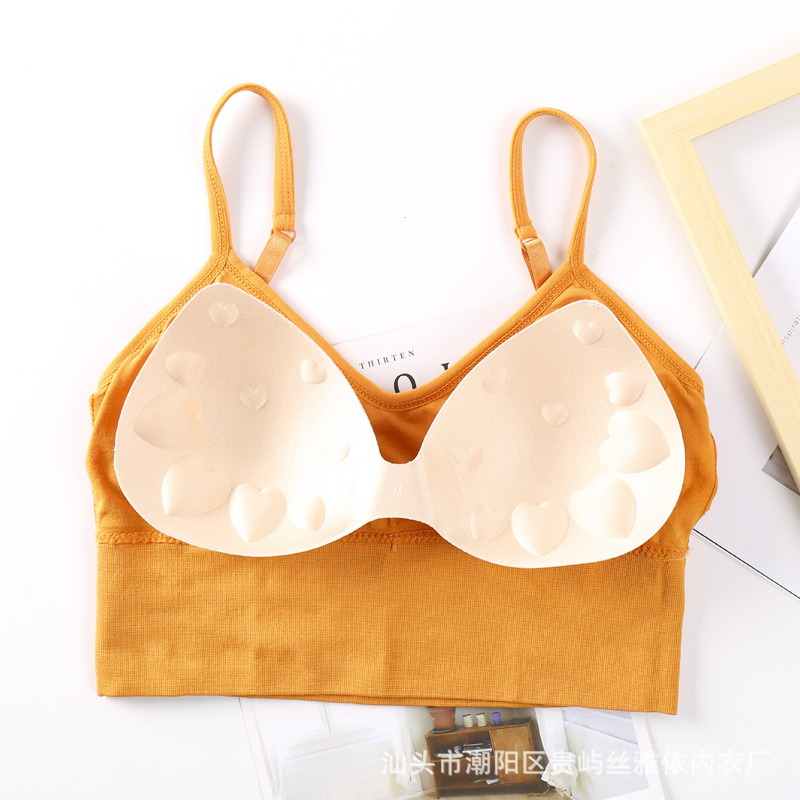 Picture of Kaka's Same Style Large U-Shaped Thread Beautiful Back Wrapped Chest Tube Top Seamless Wire-Free Bottoming Sports Vest Suspbottomer Intimates