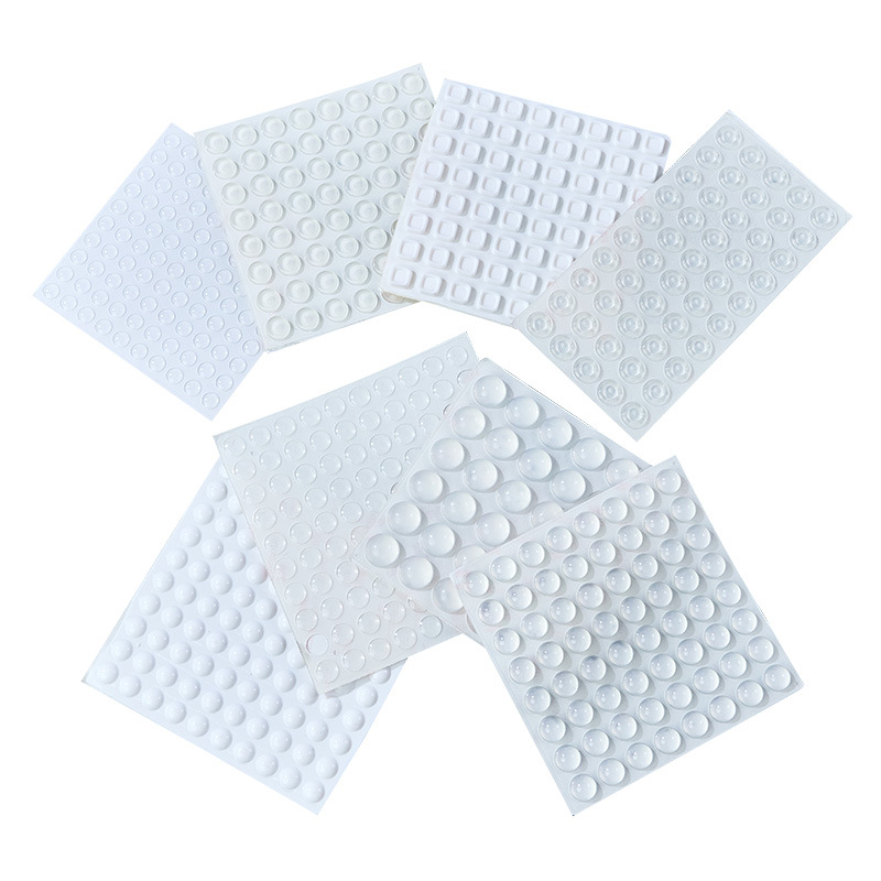 Picture of Anti-skid Shock-absorbing Silicone Anti-collision Particle Silicone Gasket Wear-resistant Pressure-resistant Furniture Anti-collision Rubber Pad Transparent Silicone Pad