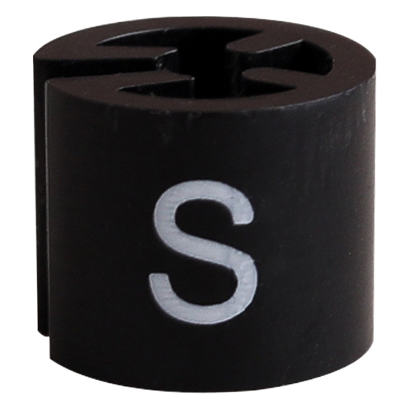 [Alphabet Size Buckle] Round Four-Tooth Size Circle Plastic Beads Adult Pants Size Grain Ready in Stock