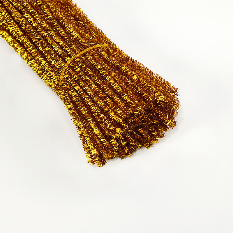 Picture of Encrypted glitter hair root strips, colorful glitter twisting sticks, bouquet handmade DIY material kit, children's handmade craft