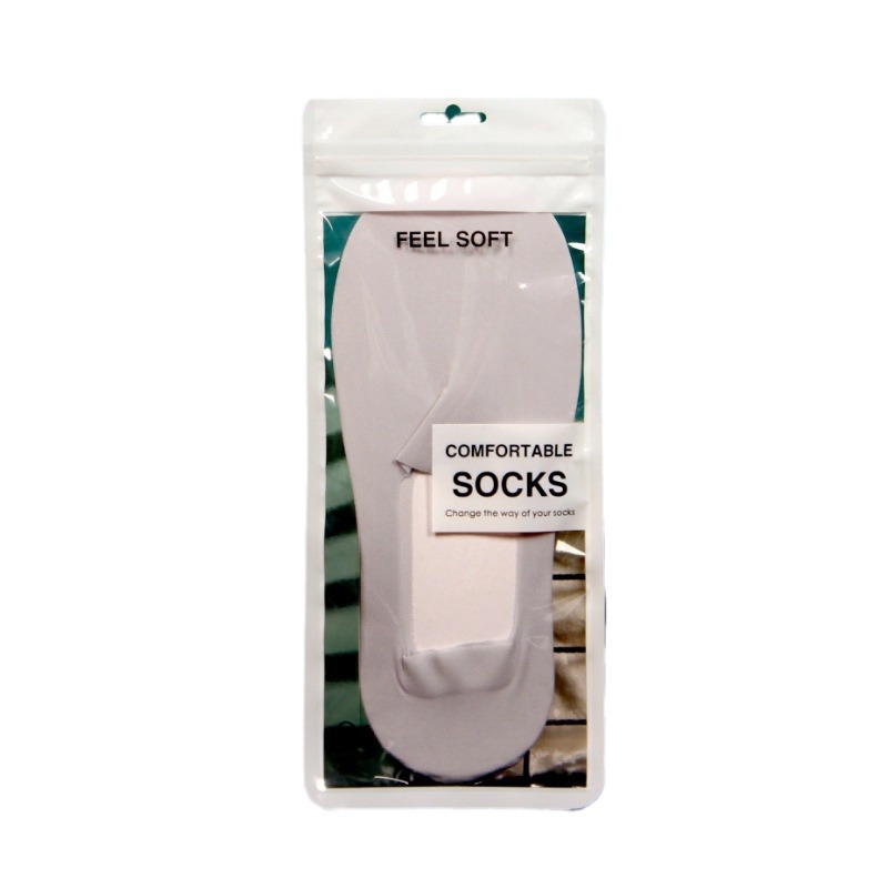 Picture of Boat socks packaging bag cotton socks bag bone bag sports socks self-sealing bag cotton socks transparent bag wholesale