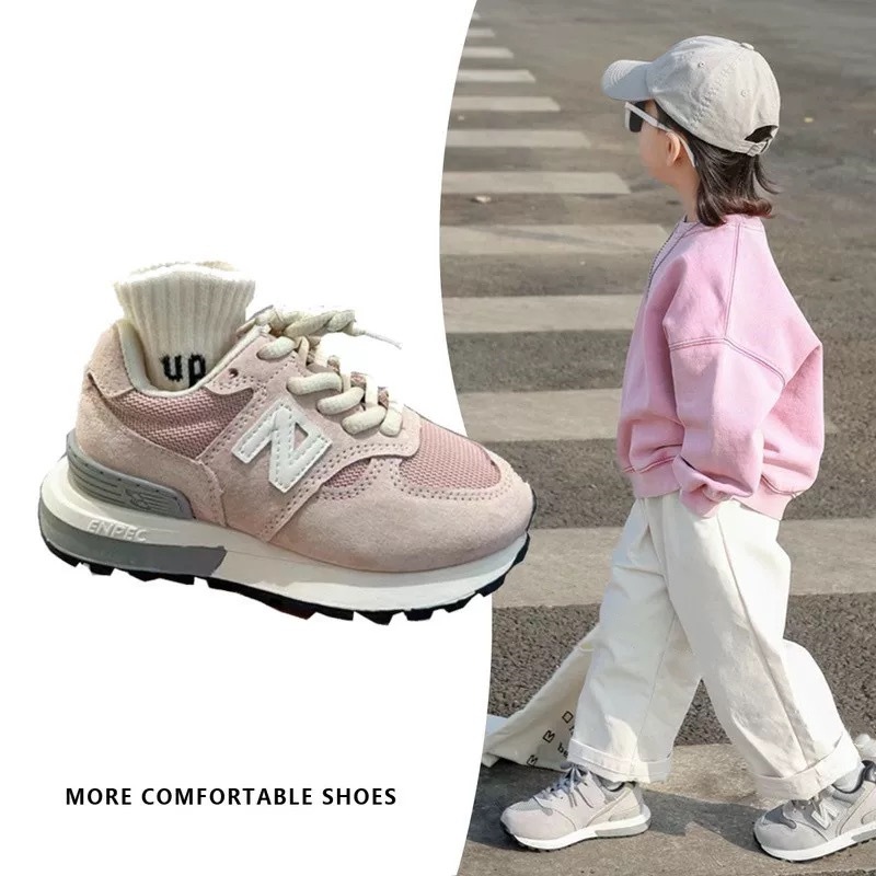 Children's Forrest Gump Shoes 2025 Spring New Girls' N-character Breathable Mesh Dad Shoes Boys sneaker Baby Summer