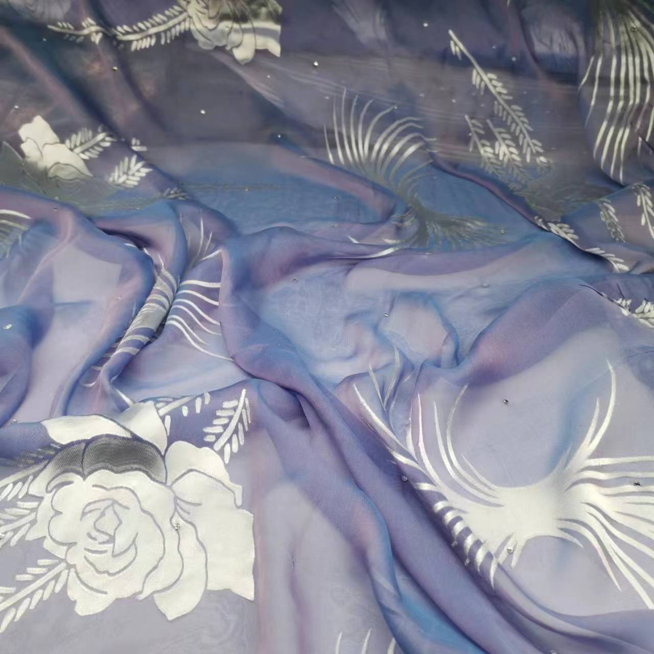 Picture of Phantom Mulberry Silk Blossom Silk Narrow Silk Shirt Skirt Fabric