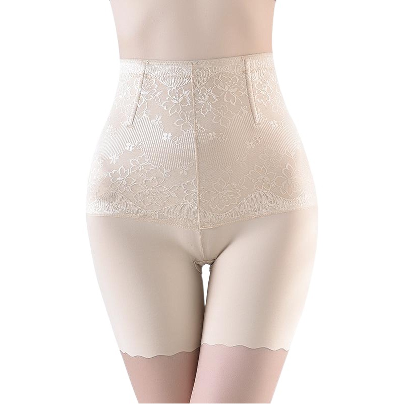 Thin Large Size High Waist Shaping Boxer Briefs Postpartum Body Shaping Body Shaping Waist Hip-lifting Body Anti-glare Leggings