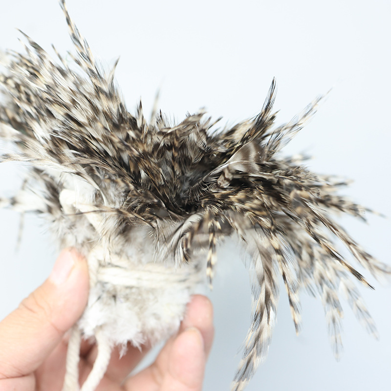 Picture of Wholesale Green Reed Feather Tips, a Bundle of Natural Primary Color Chicken Feathers, DIY Jewelry, Clothing, Crafts Materials, Feather Accessories