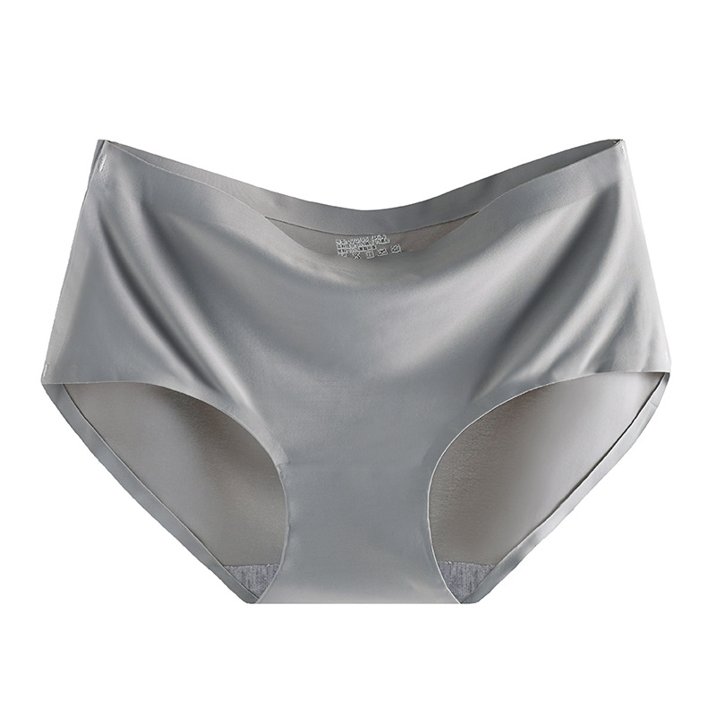 Picture of Women's Ice Silk Underwear Seamless Underwear One-Piece Underwear Breathable Mid-Waist Sexy Women's Underwear Briefs 810